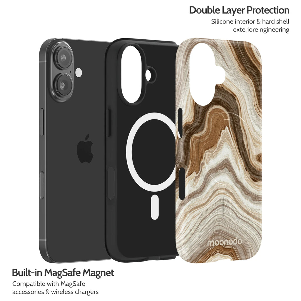 Sediment Serenity - iPhone 16 Case