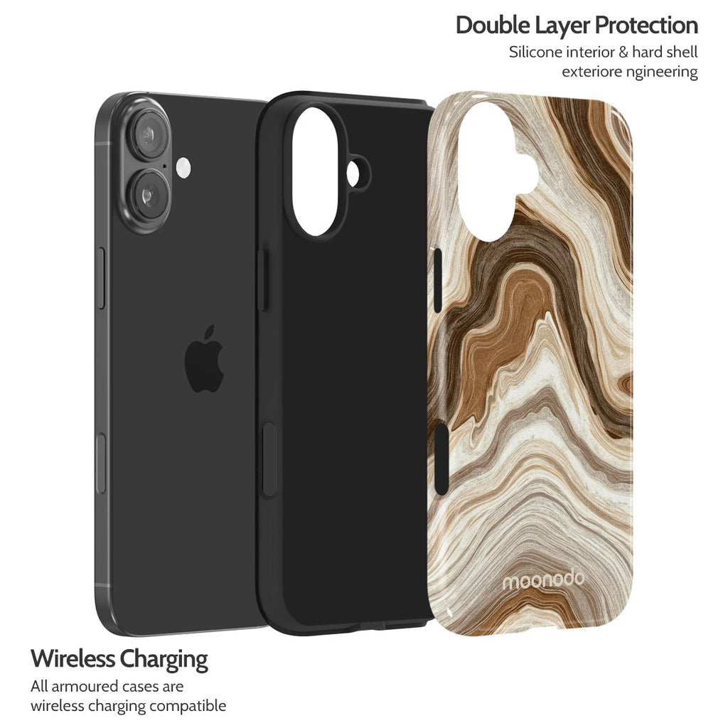 Sediment Serenity - iPhone 16 Plus Case