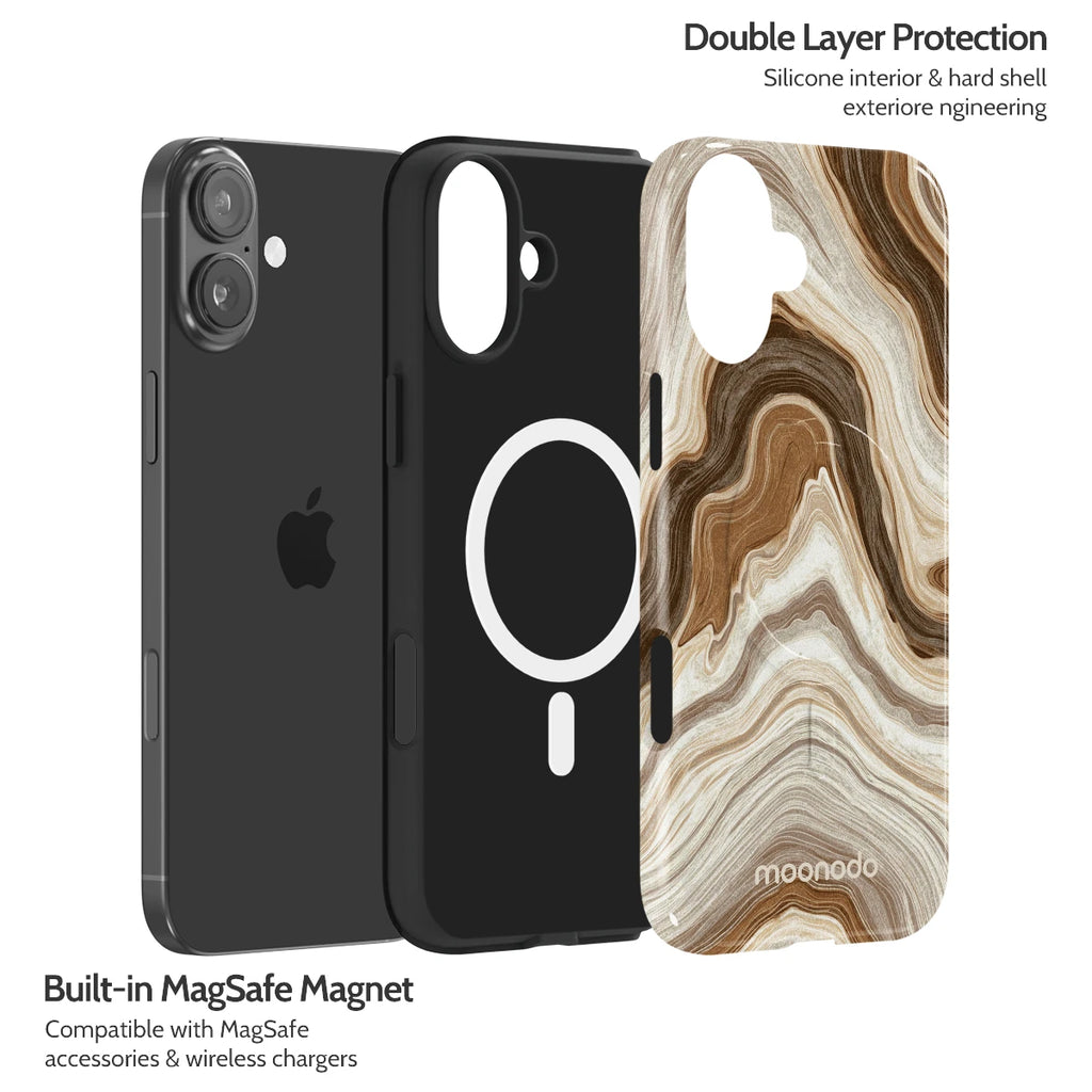 Sediment Serenity - iPhone 16 Plus Case