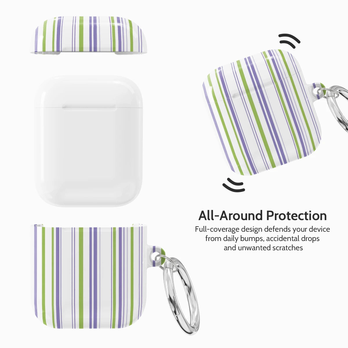 Purple Olive - AirPods 1 & 2 Case
