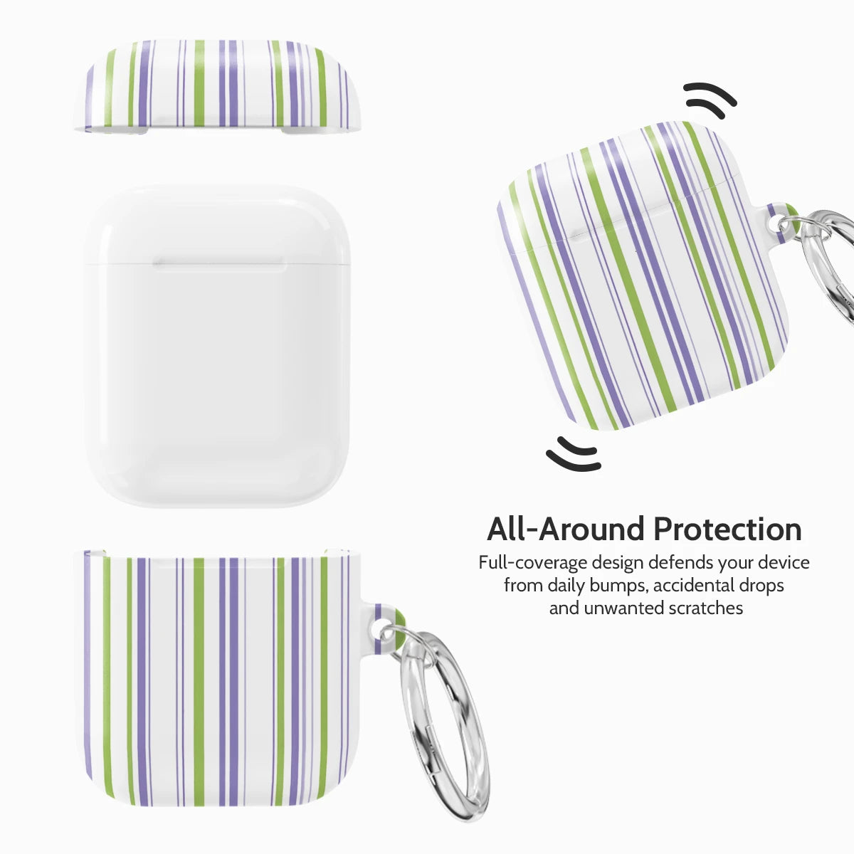 Purple Olive - AirPods 1 & 2 Case