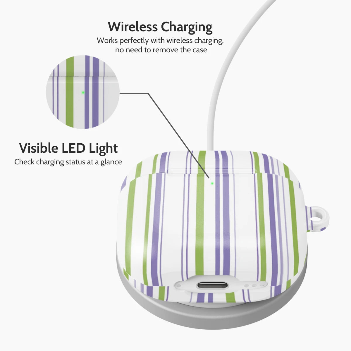 Purple Olive - AirPods 4 Case