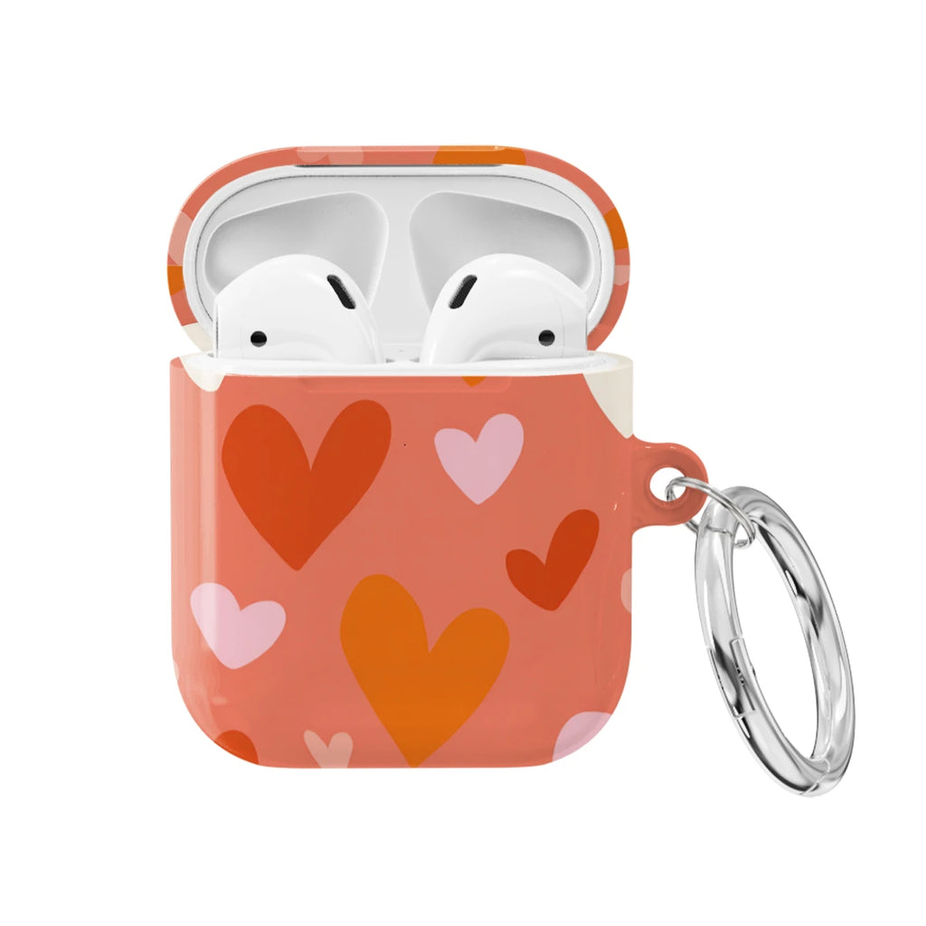 Crimson Beat - AirPods 1 & 2 Case