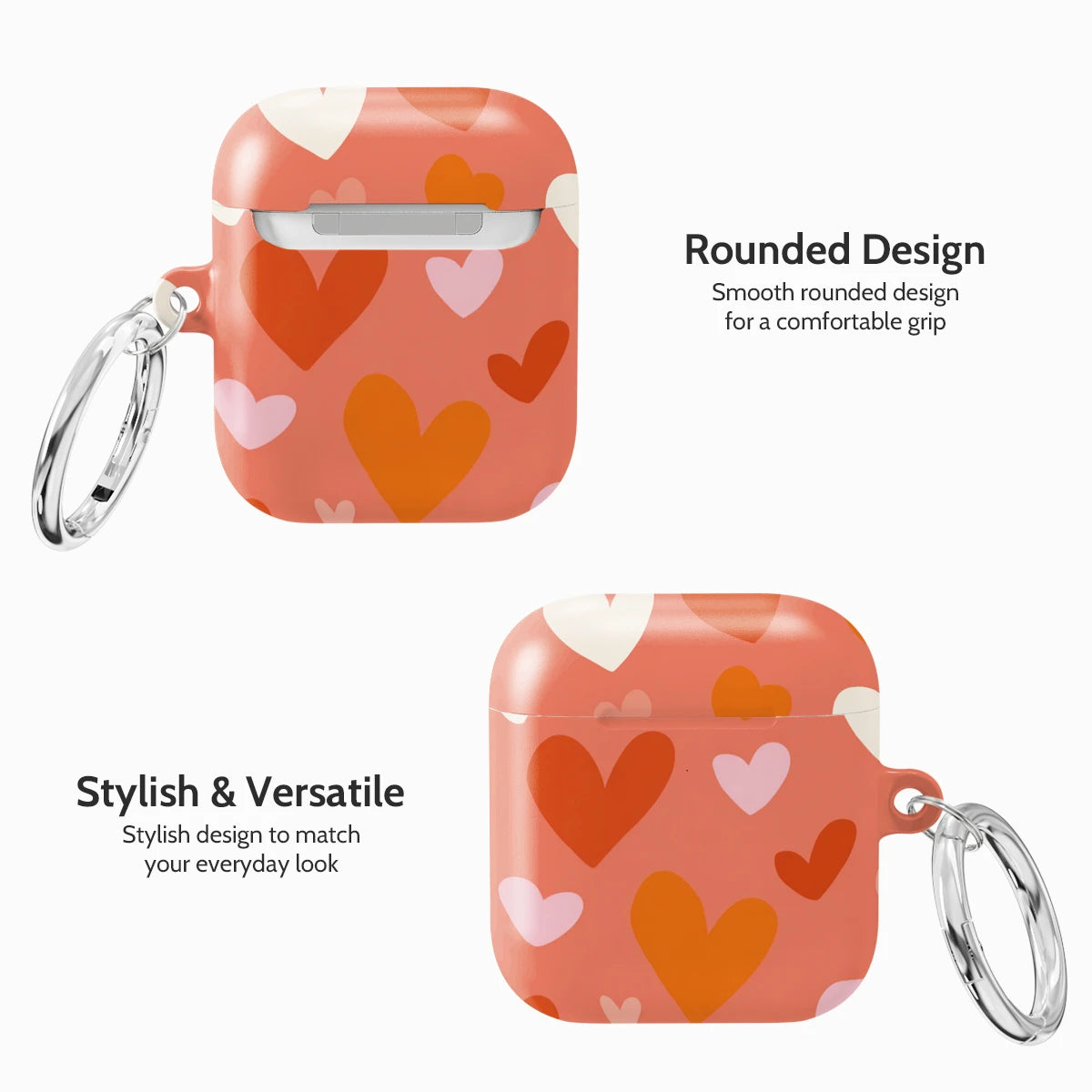 Crimson Beat - AirPods 1 & 2 Case