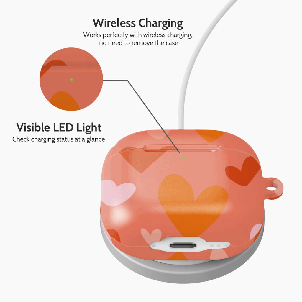 Crimson Beat - AirPods 4 Case