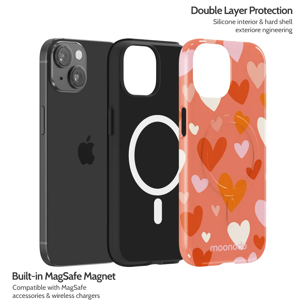 Crimson Beat - iPhone 15 Case