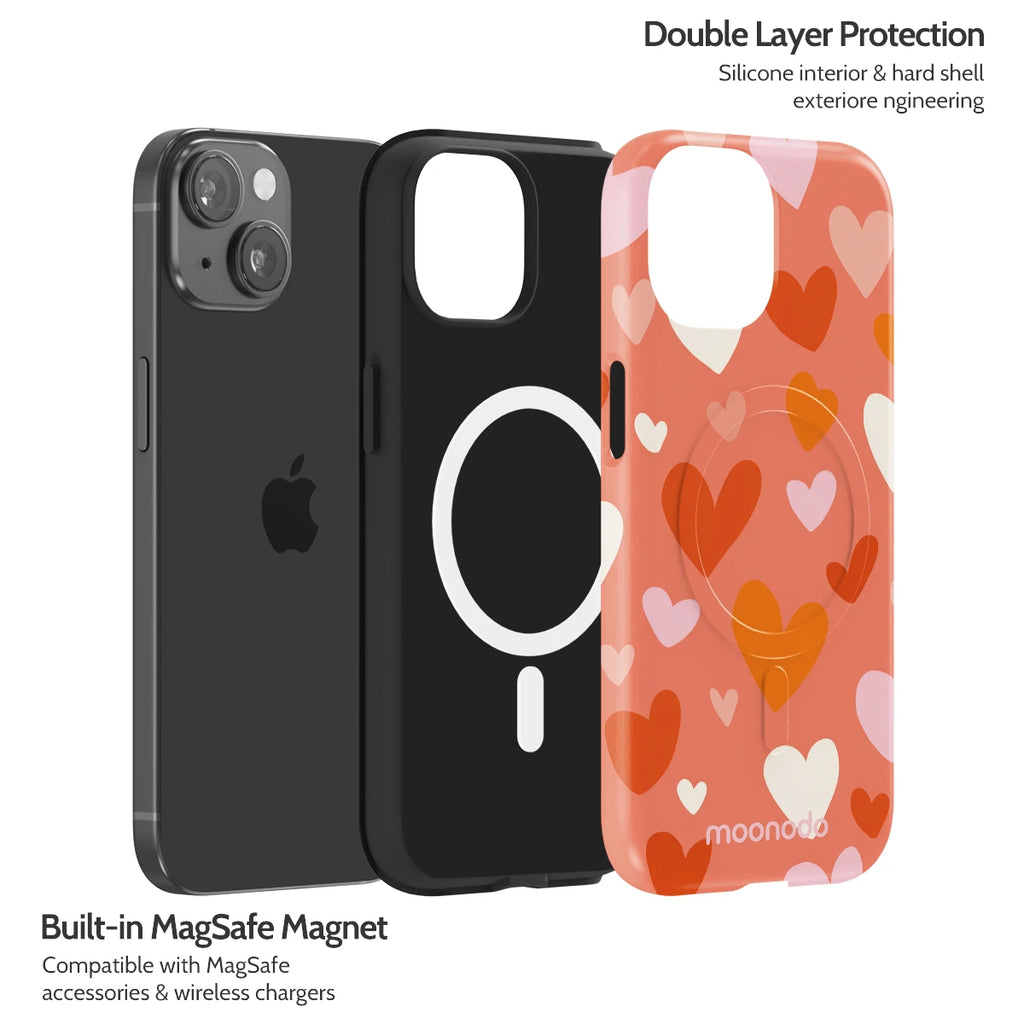 Crimson Beat - iPhone 15 Case