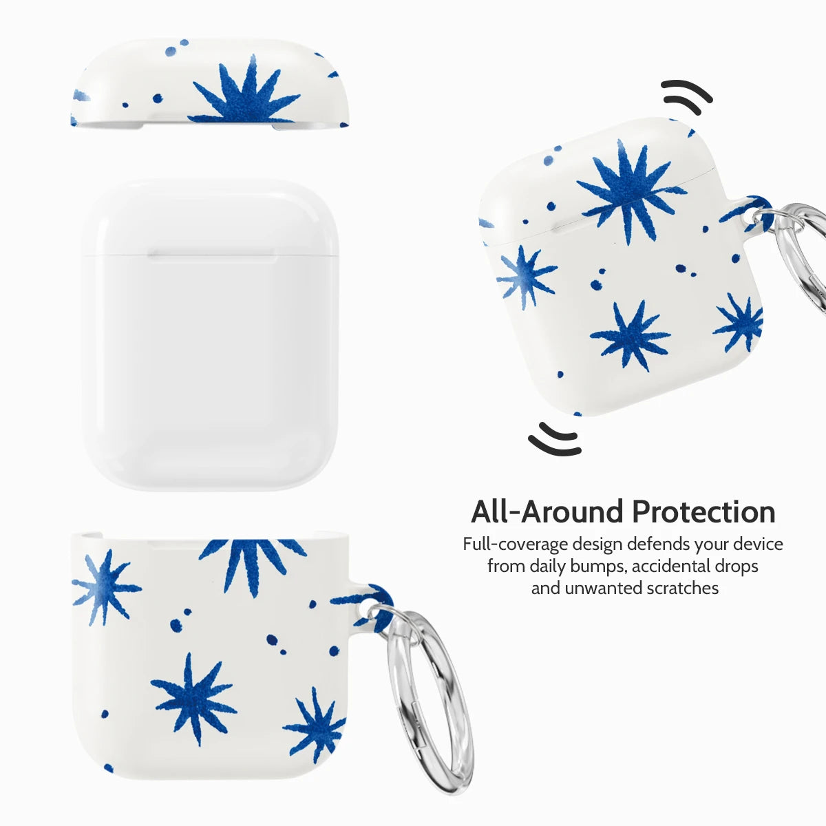 Indigo Cosmos - AirPods 1 & 2 Case