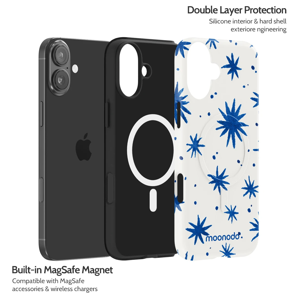 Indigo Cosmos - iPhone 16 Plus Case