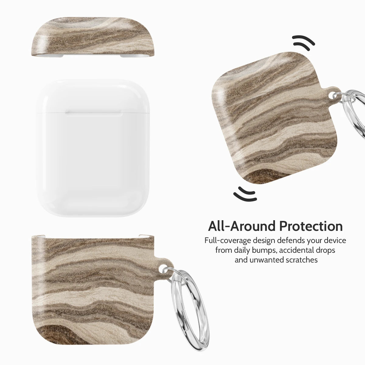 Timber Strata - AirPods 1 & 2 Case
