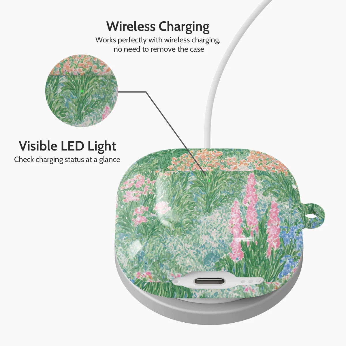 Green Echo - AirPods 4 Case
