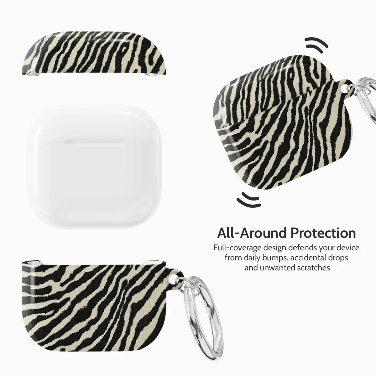 Obsidian Ripple - AirPods 4 Case
