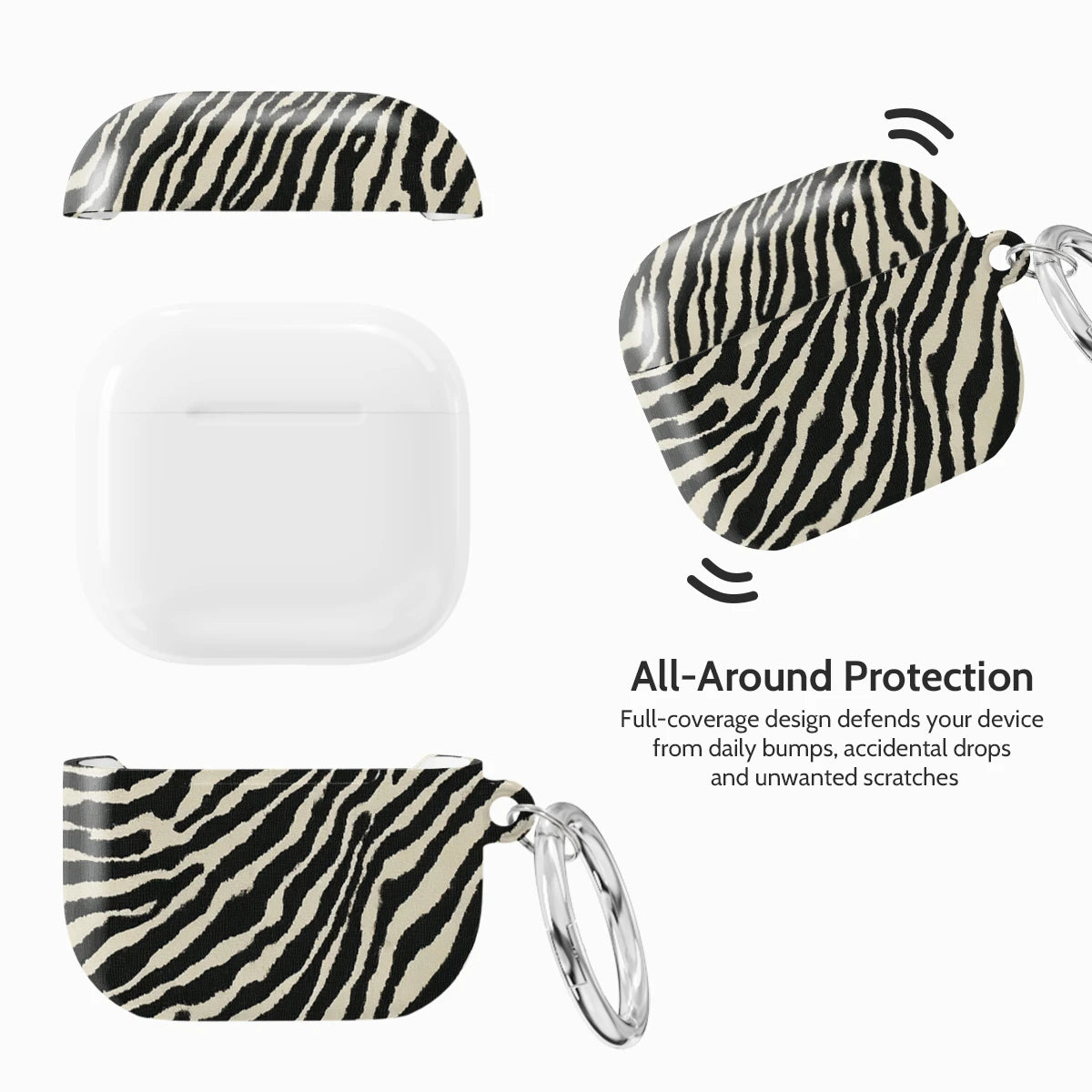 Obsidian Ripple - AirPods 4 Case
