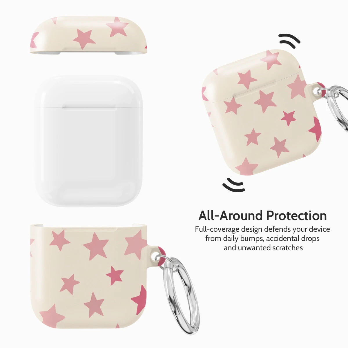 Blush Stardust - AirPods 1 & 2 Case