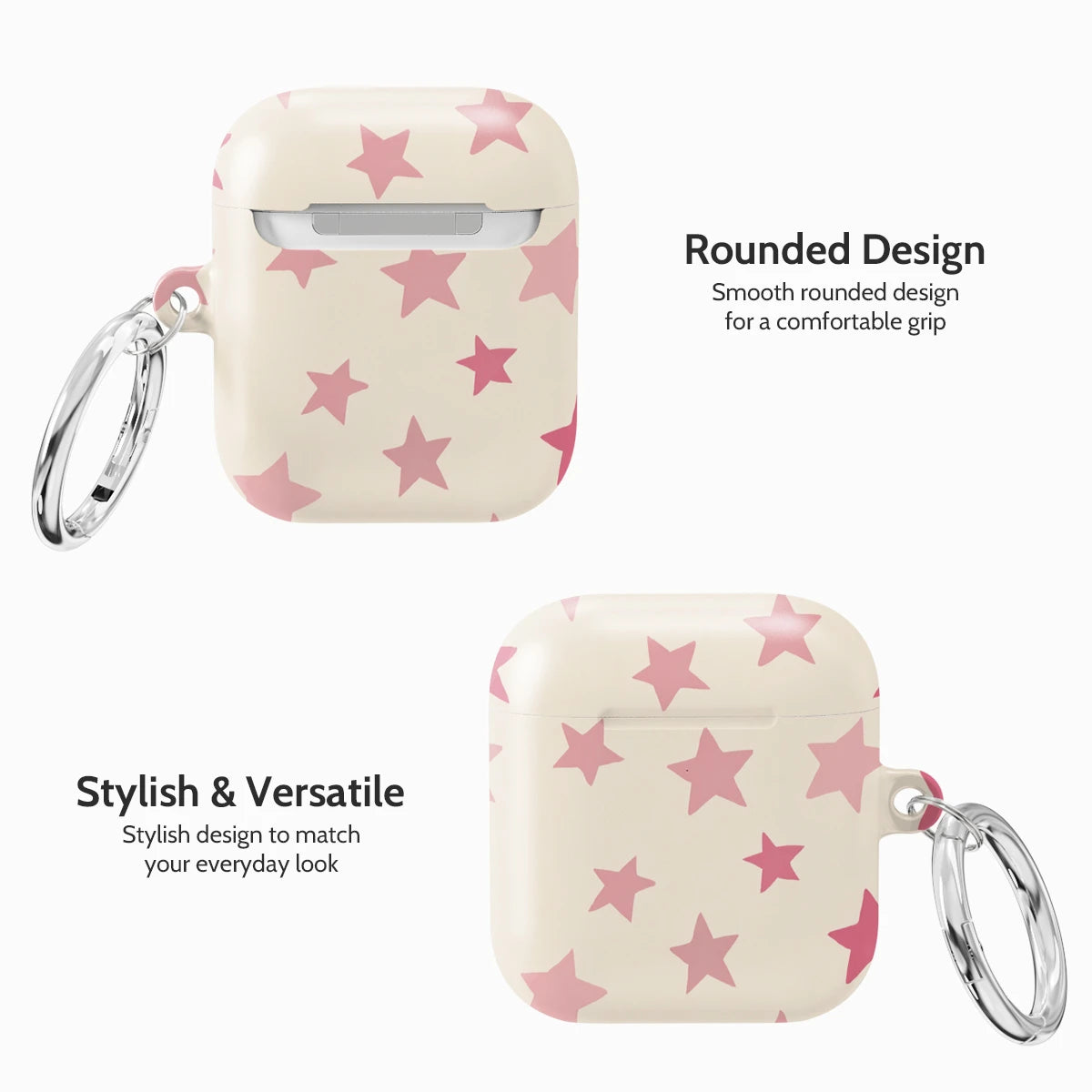 Blush Stardust - AirPods 1 & 2 Case