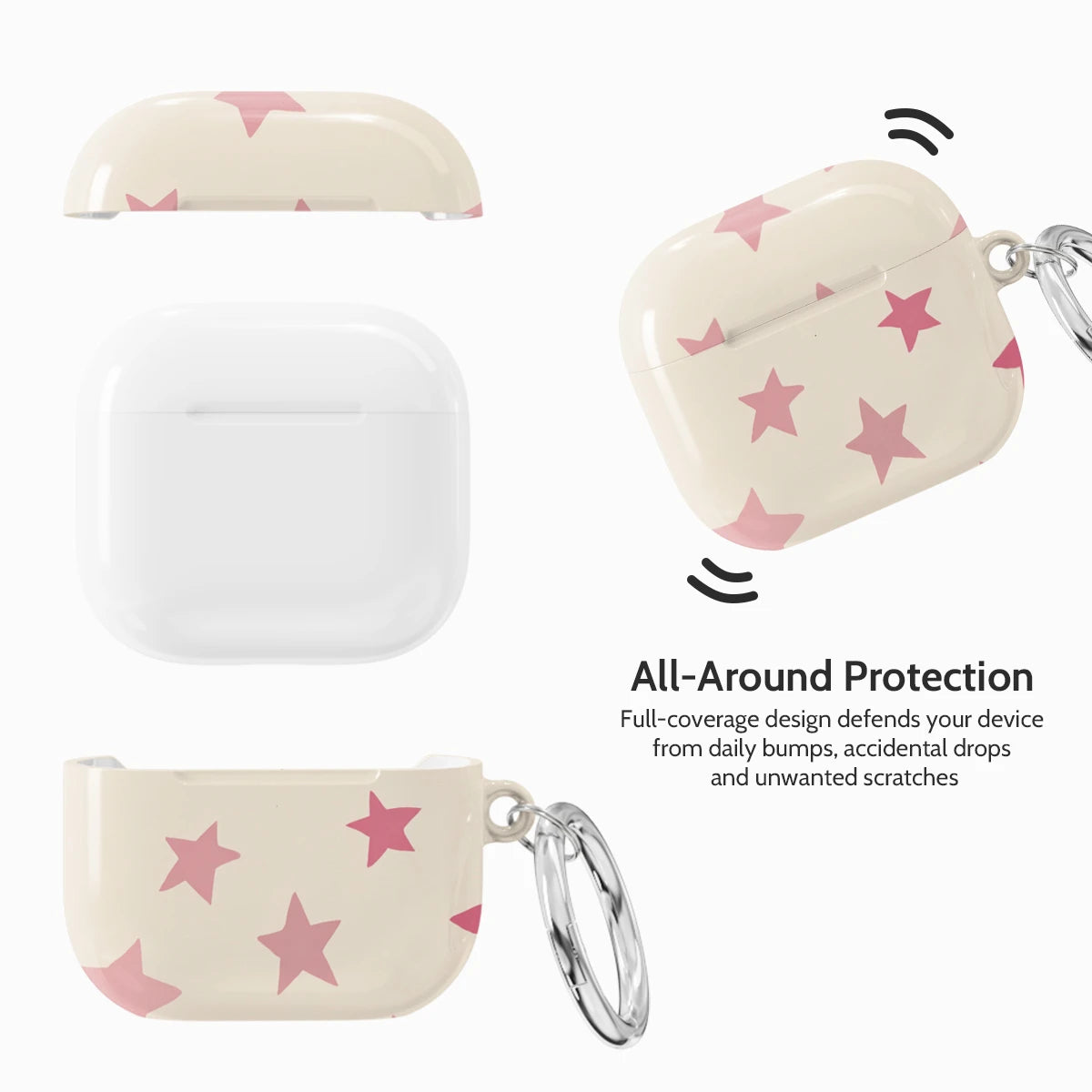 Blush Stardust - AirPods 4 Case