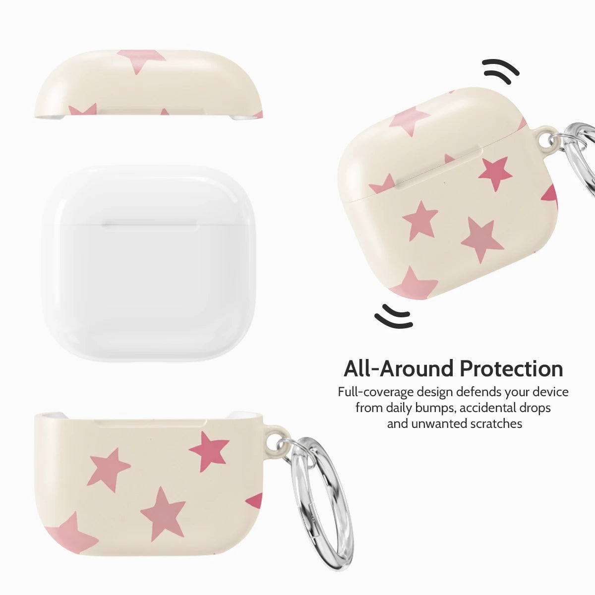 Blush Stardust - AirPods 4 Case