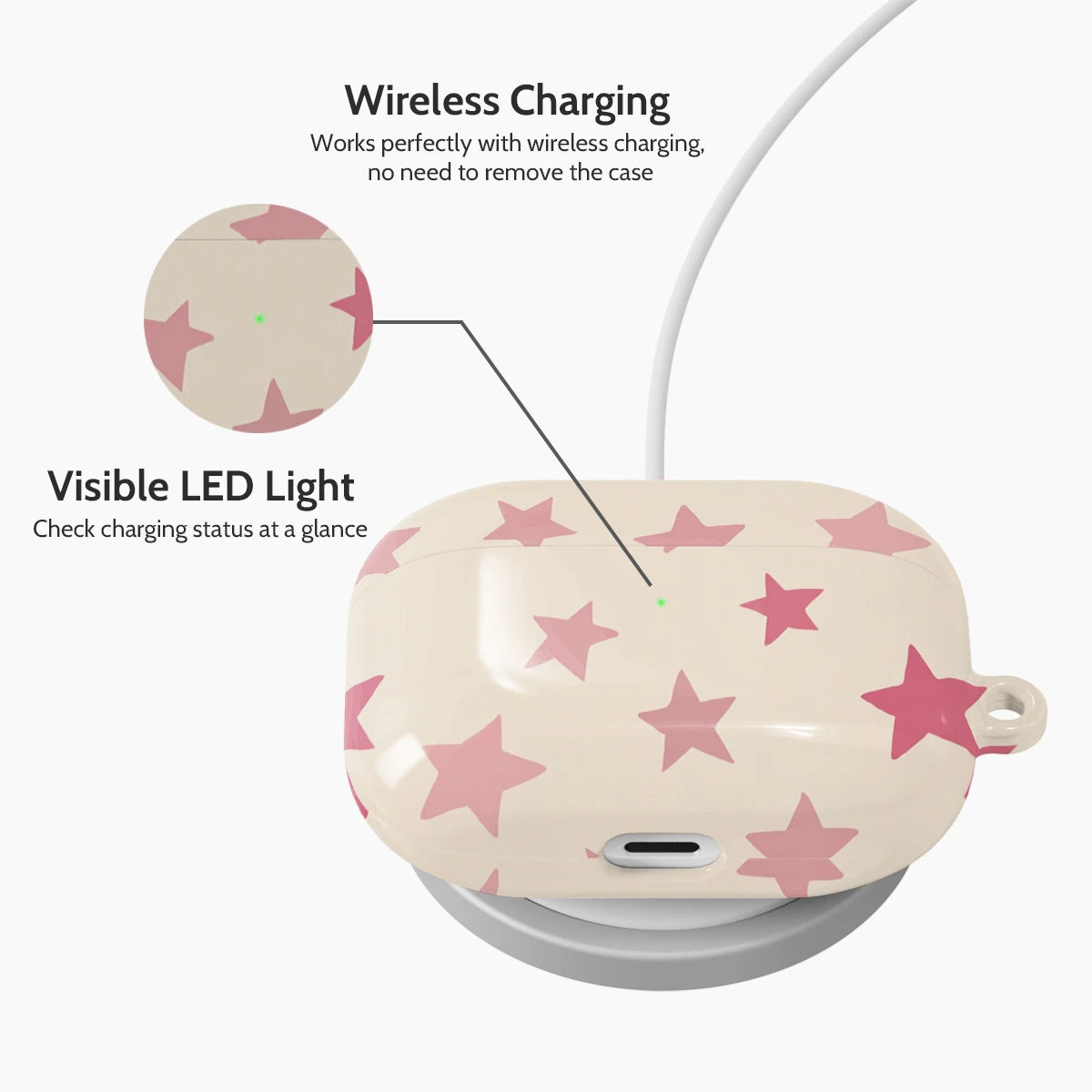 Blush Stardust - AirPods Pro 1 Case