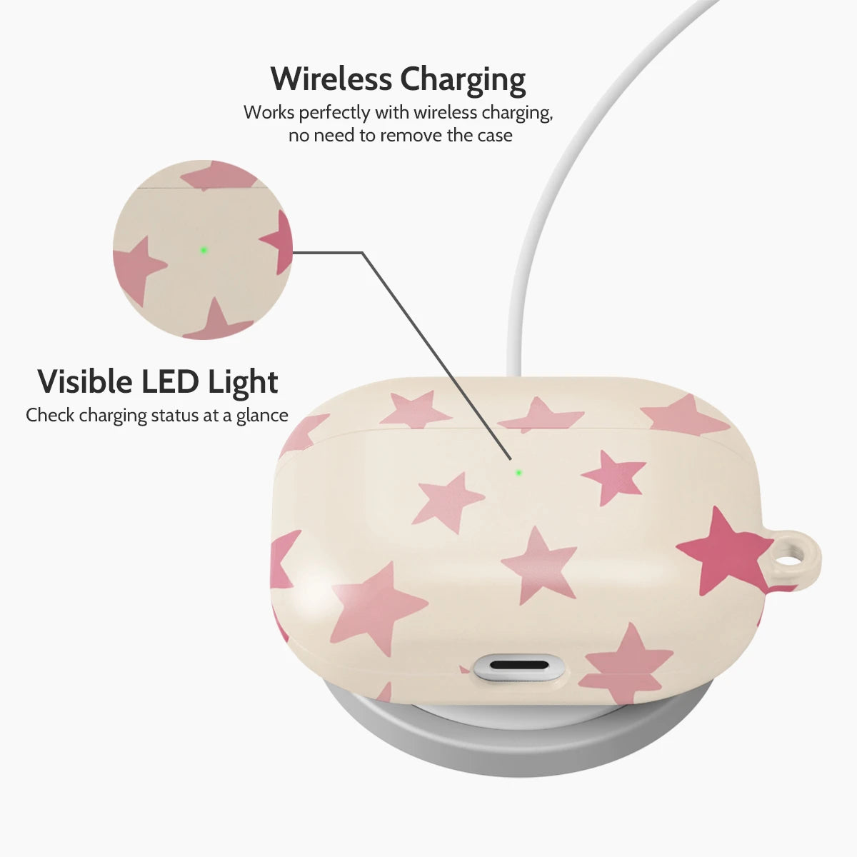 Blush Stardust - AirPods Pro 1 Case