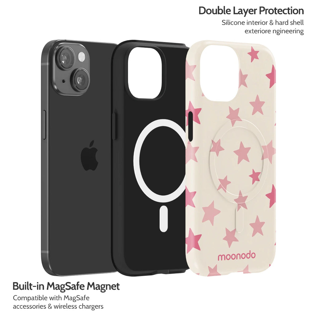 Blush Stardust - iPhone 15 Case