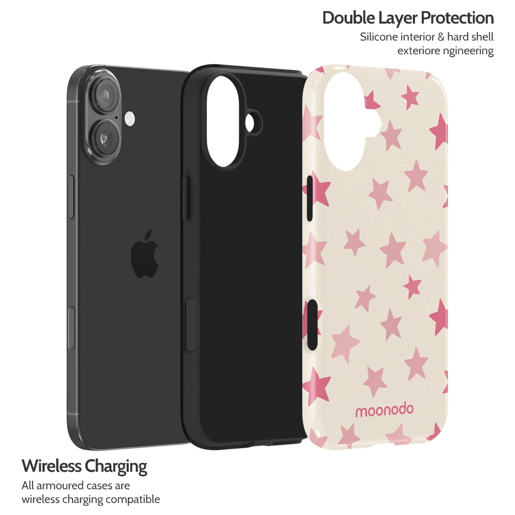 Blush Stardust - iPhone 16 Plus Case