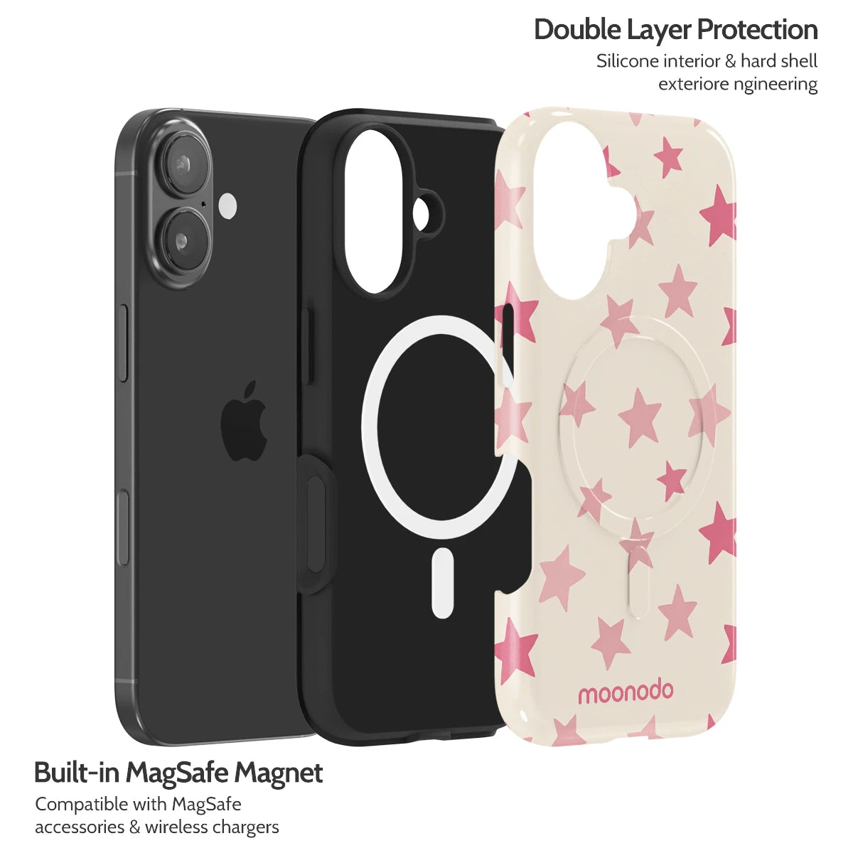 Blush Stardust - iPhone 17 Case