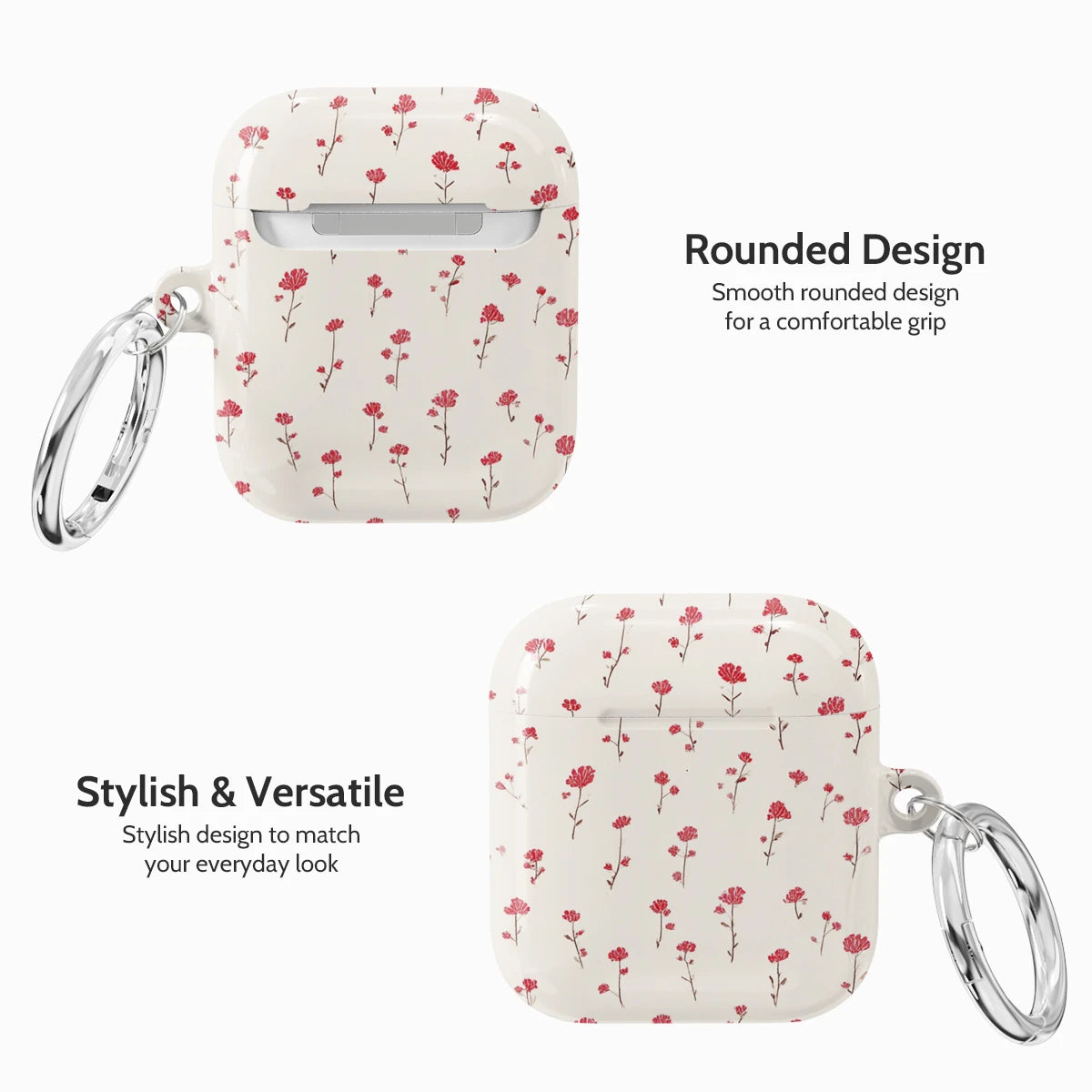 Red Wild - AirPods 1 & 2 Case