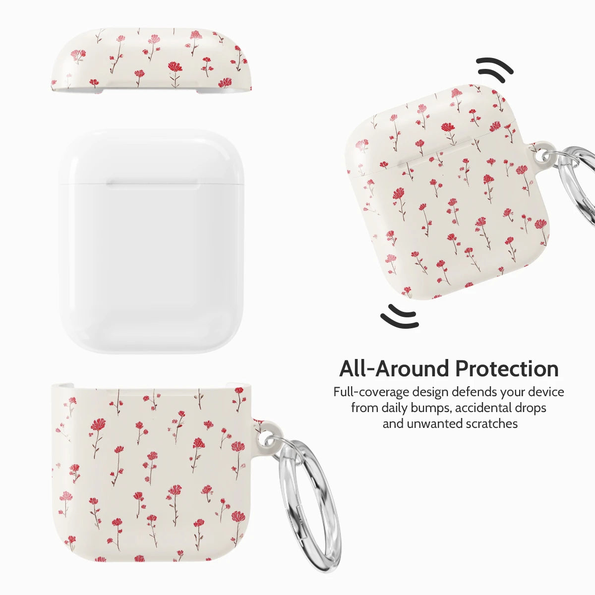 Red Wild - AirPods 1 & 2 Case