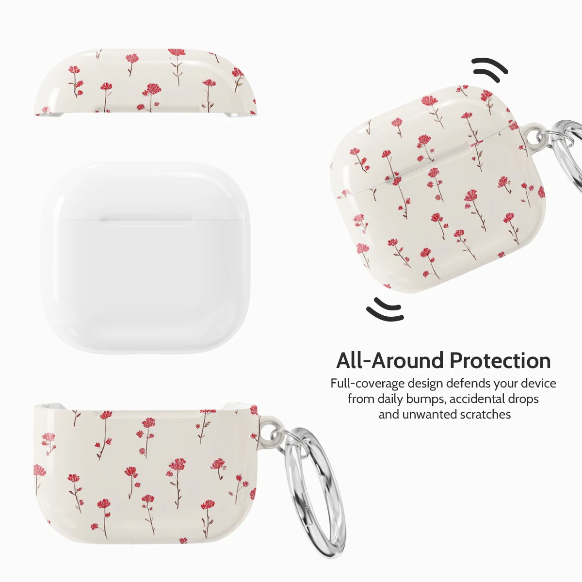 Red Wild - AirPods 4 Case