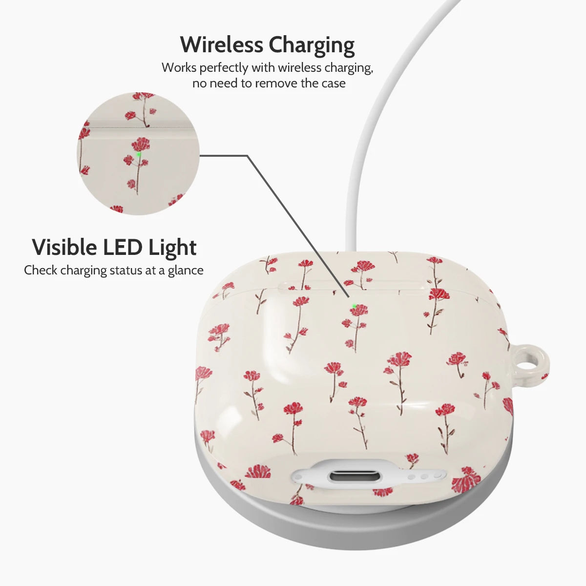 Red Wild - AirPods 4 Case