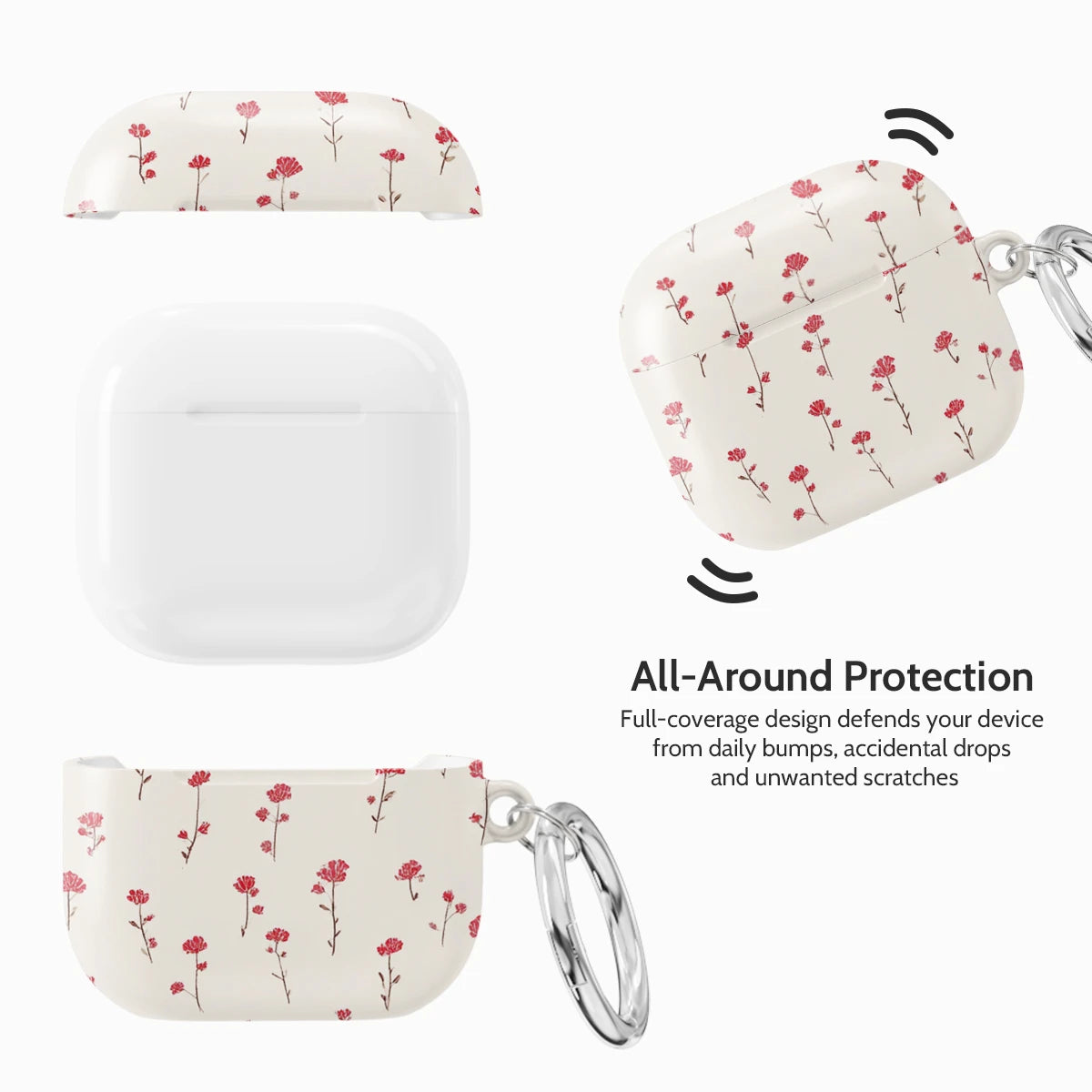 Red Wild - AirPods 4 Case