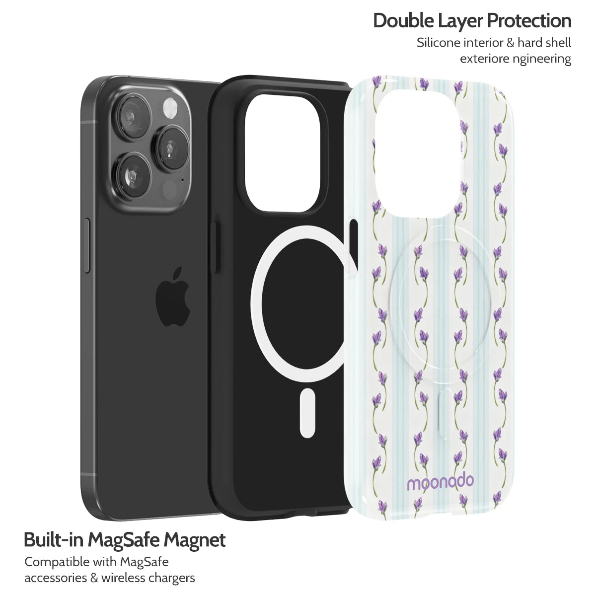 Azure Bud - iPhone 15 Pro Case