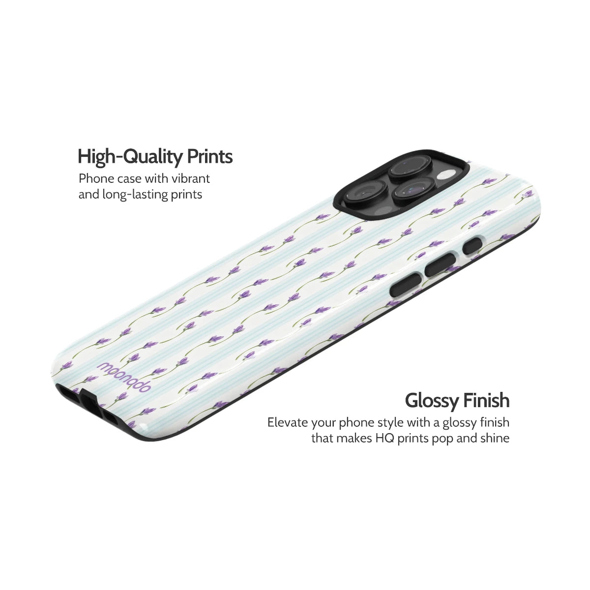 Azure Bud - iPhone 15 Pro Max Case