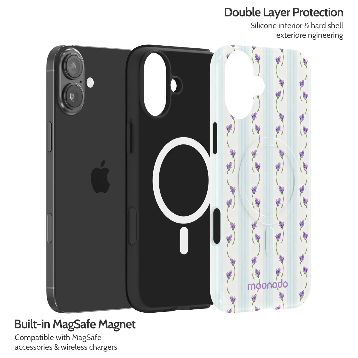 Azure Bud - iPhone 16 Plus Case