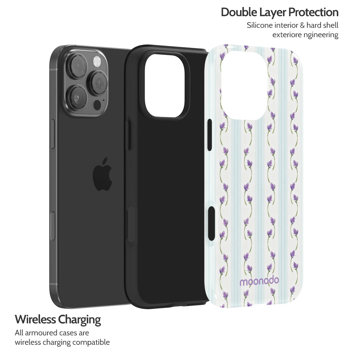 Azure Bud - iPhone 16 Pro Max Case