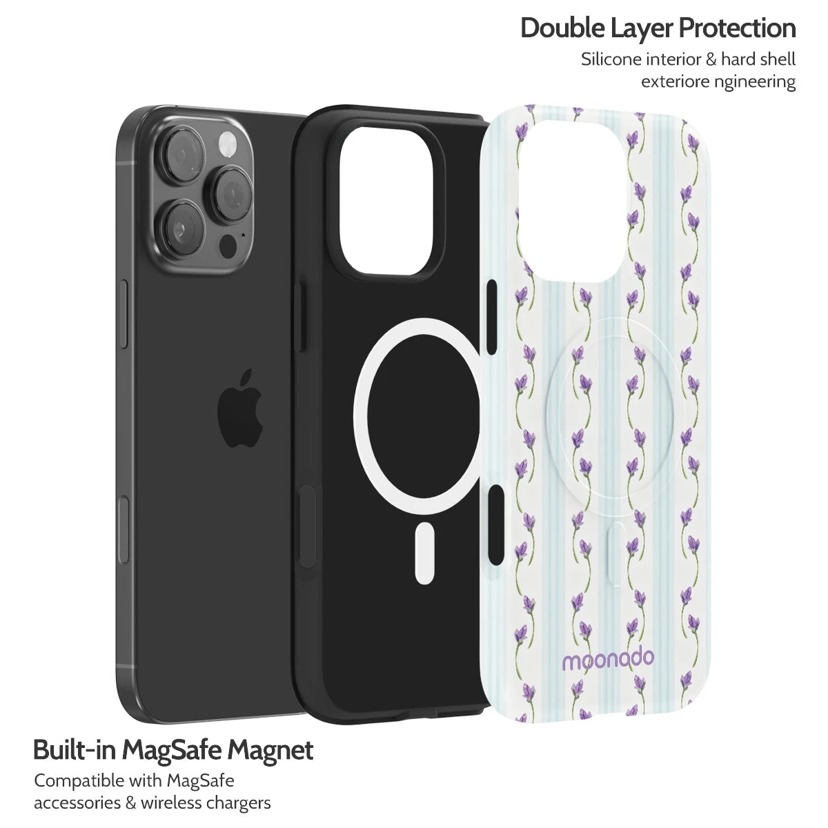 Azure Bud - iPhone 16 Pro Max Case