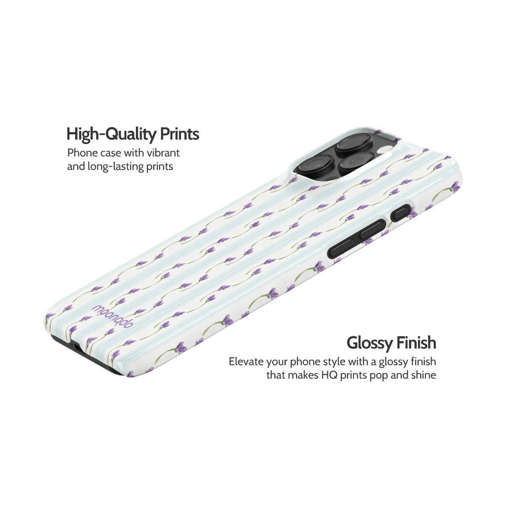 Azure Bud - iPhone 16 Pro Max Case