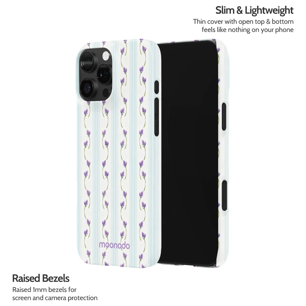 Azure Bud - iPhone 16 Pro Max Case