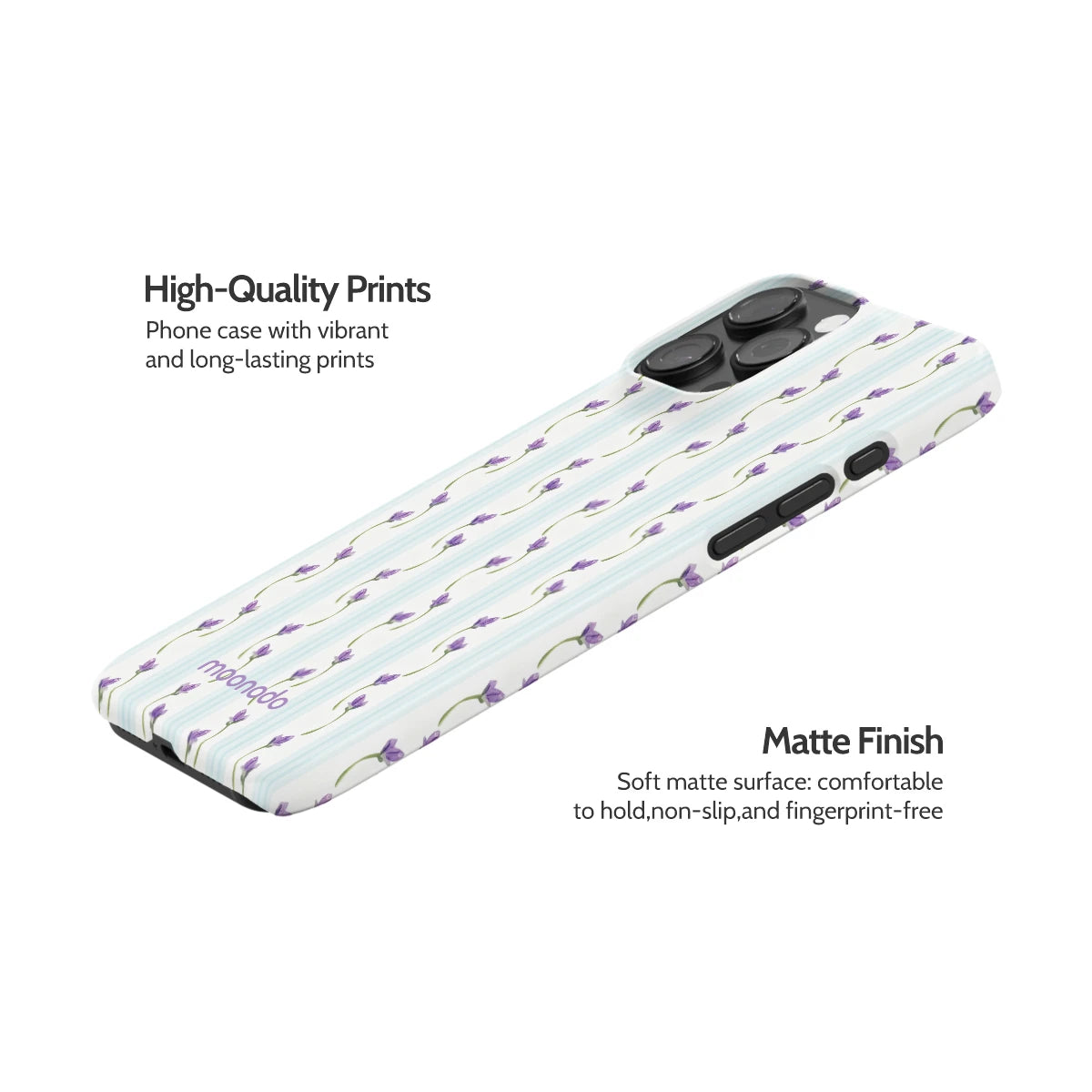 Azure Bud - iPhone 16 Pro Max Case