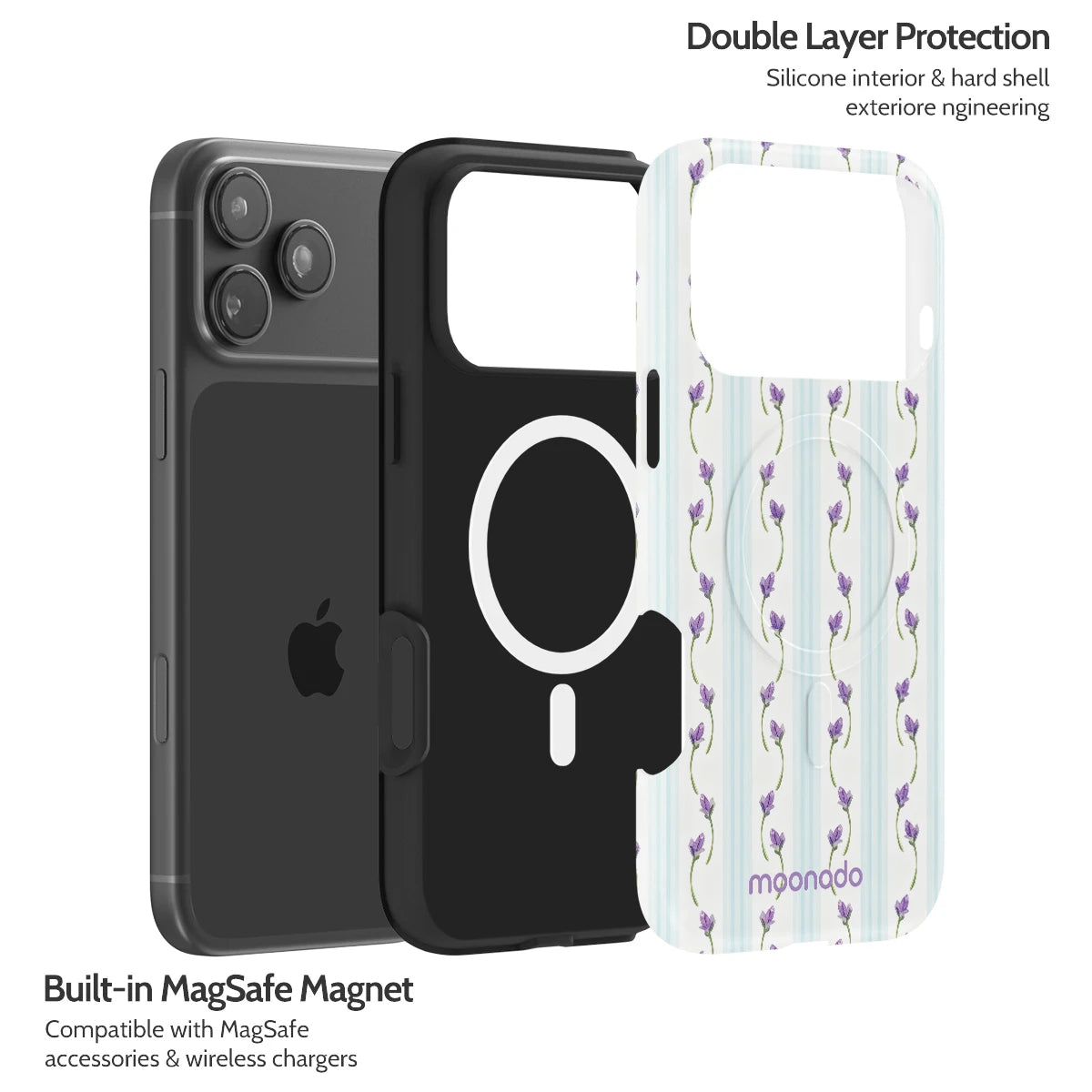 Azure Bud - iPhone 17 Pro Max Case