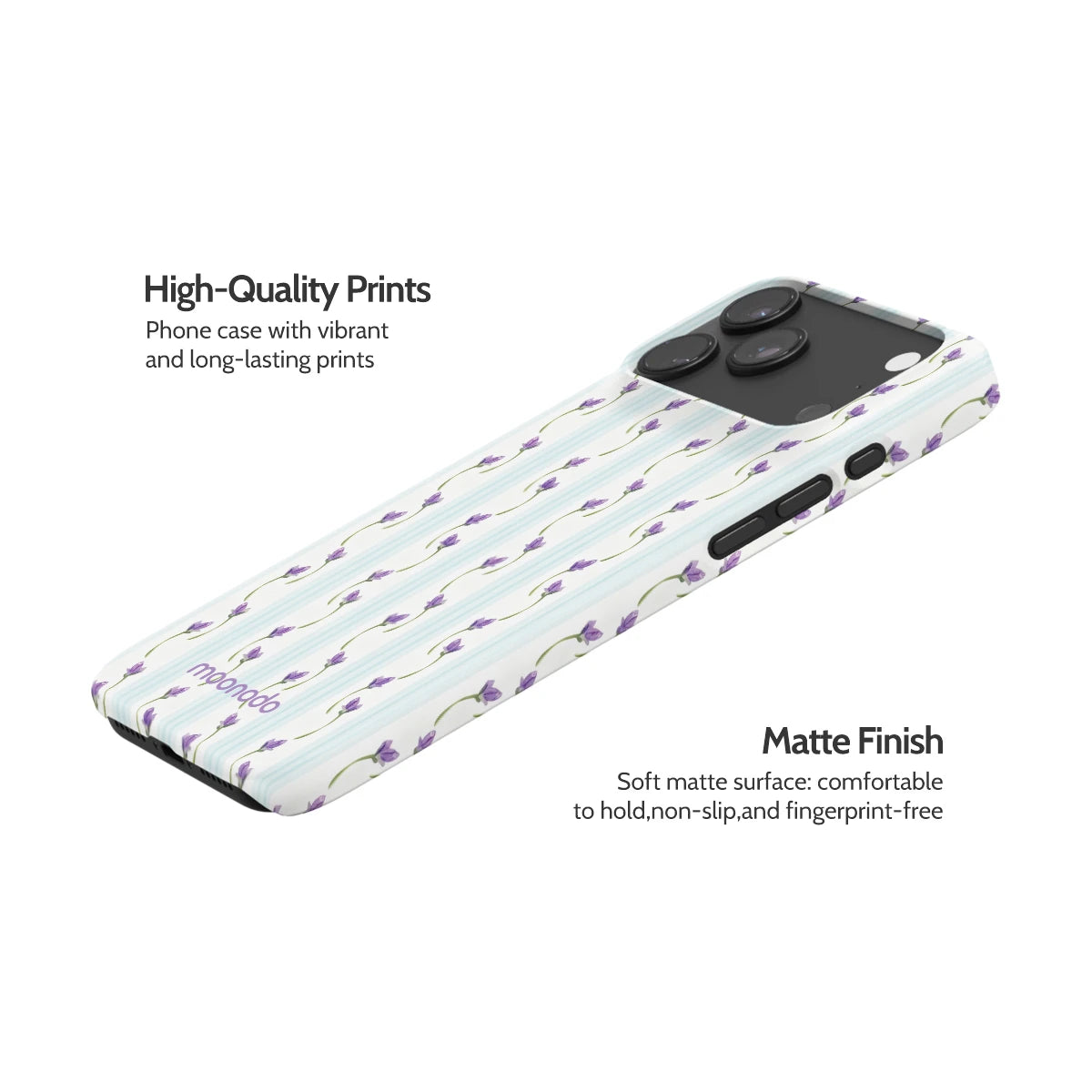 Azure Bud - iPhone 17 Pro Max Case