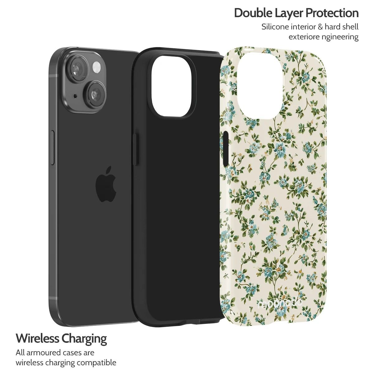 Antique Azure - iPhone 15 Case