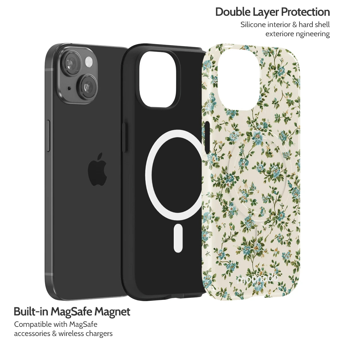 Antique Azure - iPhone 15 Case