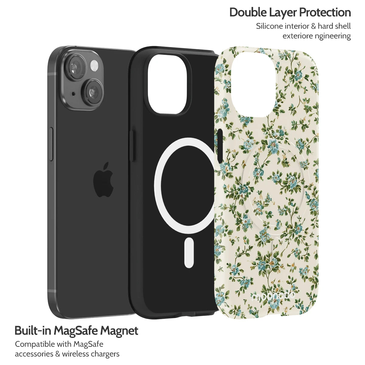 Antique Azure - iPhone 15 Case