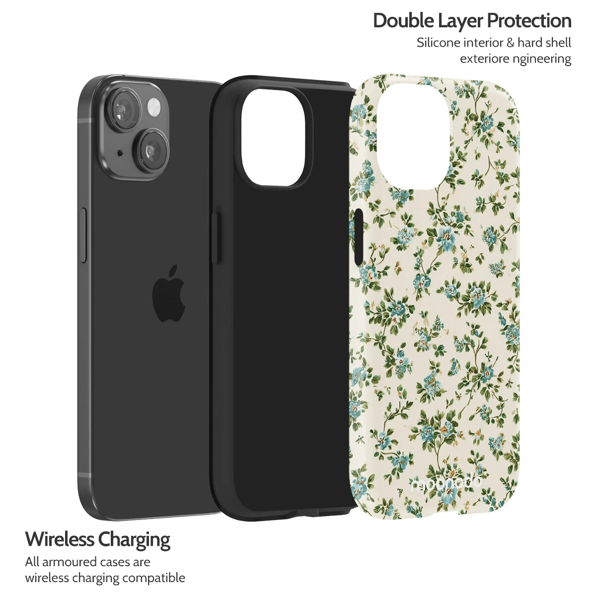Antique Azure - iPhone 15 Case