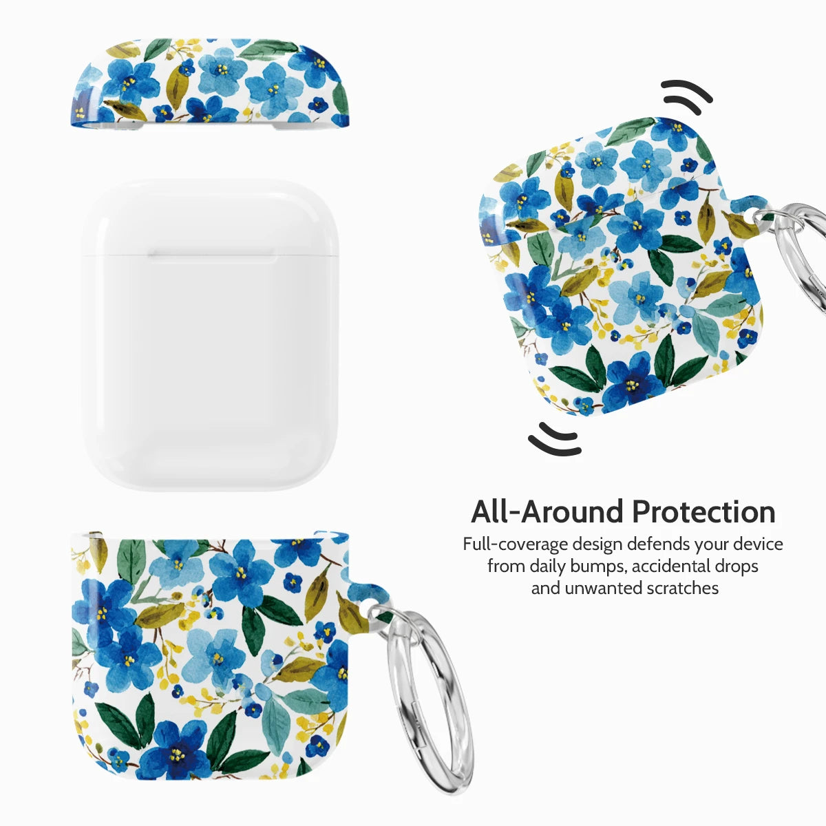 Cerulean Ink - AirPods 1 & 2 Case