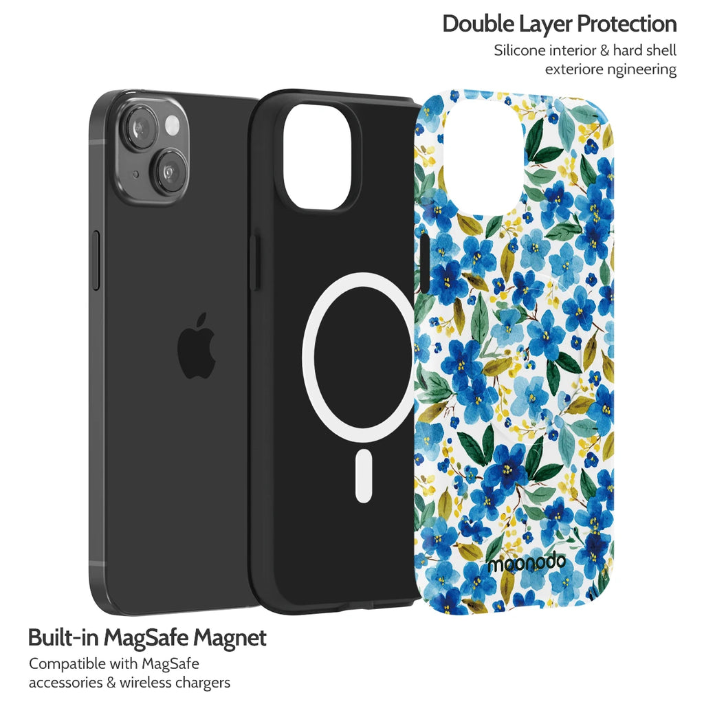Cerulean Ink - iPhone 14 Plus Case