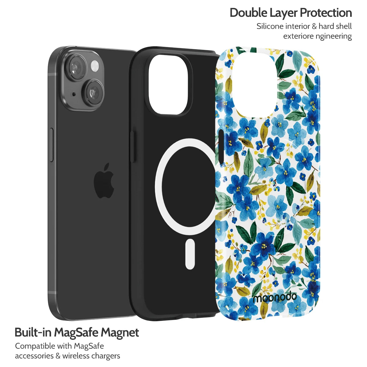 Cerulean Ink - iPhone 15 Case