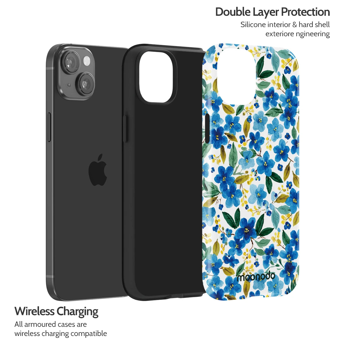Cerulean Ink - iPhone 15 Plus Case