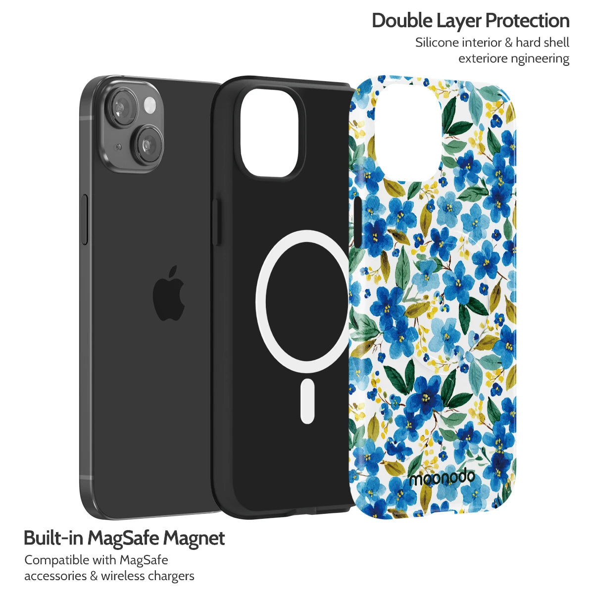 Cerulean Ink - iPhone 15 Plus Case